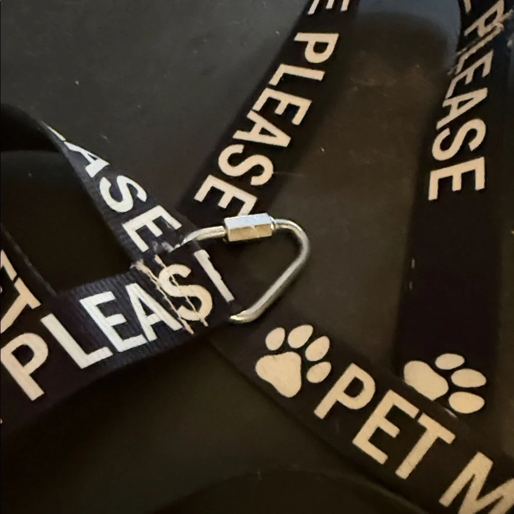 Black and White Pet Collar and 6 foot Leash Set